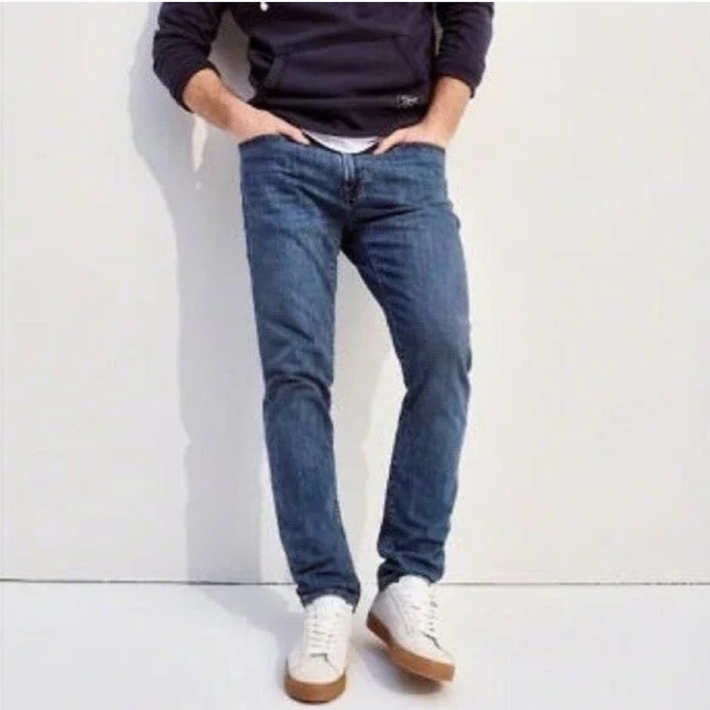 Abercrombie & Fitch Langdon Slim Straight Blue Jeans 36 x 32